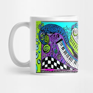 Psychedelic Art -Trippy Hippie Neon Mug